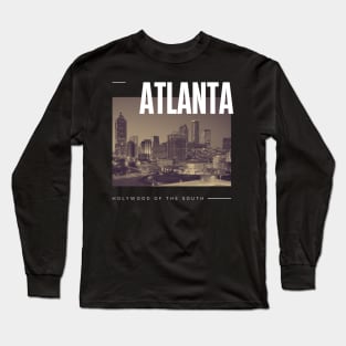 Atlanta cityscape Long Sleeve T-Shirt